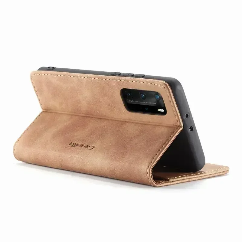 

Luxury Magnetic Flip Silicone Case Nova 7i 6se 3E Leather Wallet Phone Cover For Huawei P20 P30 P40 Lite P50 Pro Mate 30 P Smart