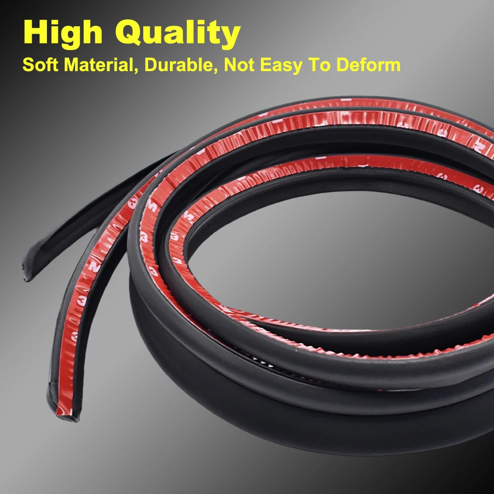 For Tesla Model Y 3 Highland Door Seal Kit Soundproof Rubber Weather Strip Sunroof Seal Wind Noise Reduction Kit 2017-2024