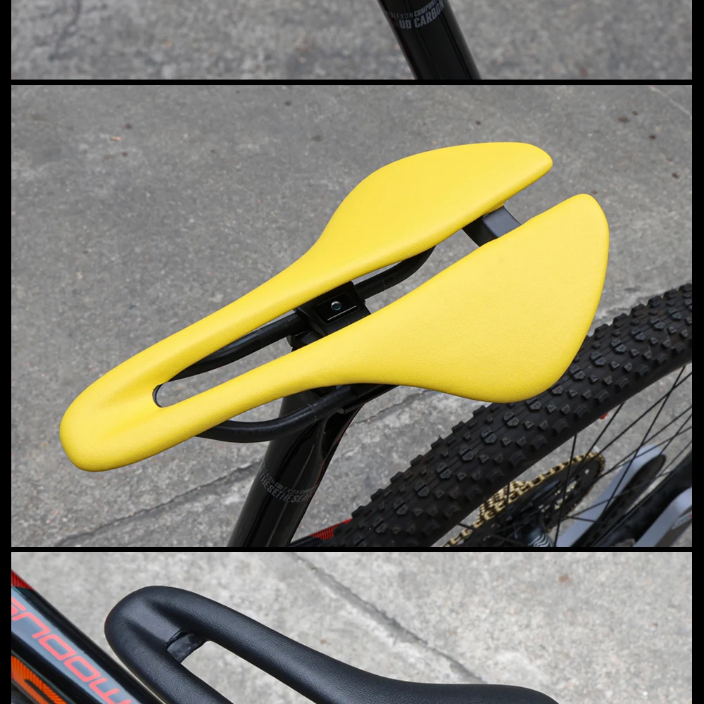RYET Vollcarbon Ultraleichter 69/79g Fahrradsattel 7x9MM OVAL Komfort Ergonomisches Design Fahrradsitzkissen für Rennrad MTB Gravel Bike – Detail 23