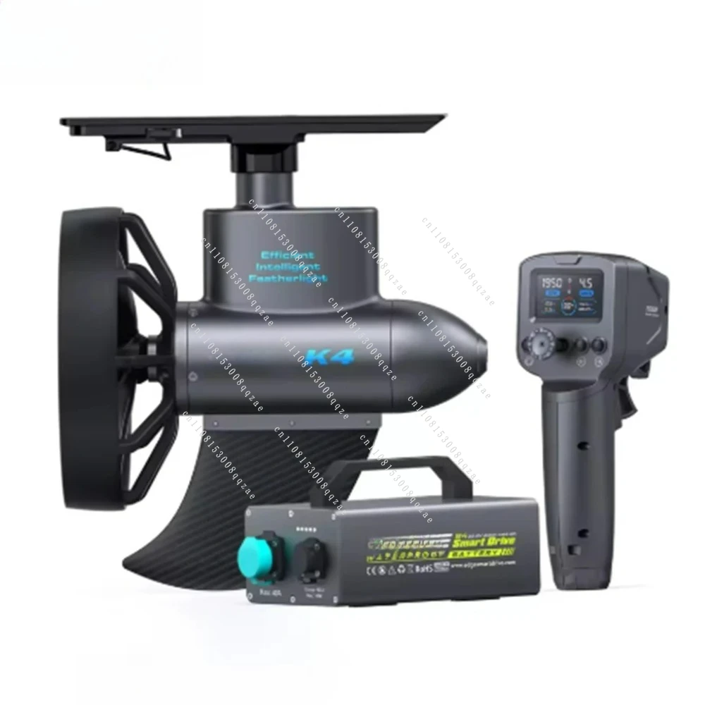 Smart Drive Electric Trolling Motor with Wireless Remote Control, Brushless Underwater Thruster for Surfing