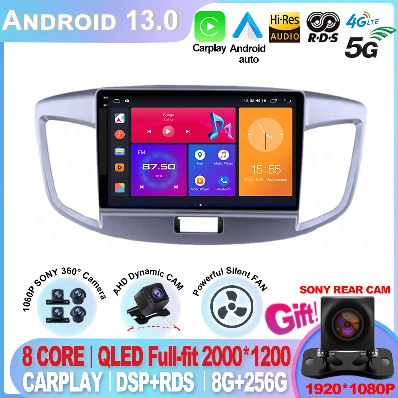 

Android 13 Car Radio For Suzuki Wagon R 2008-2016 QLED Screen DSP Multimedia Player Auto Navigation Stereo GPS DVD Head Unit