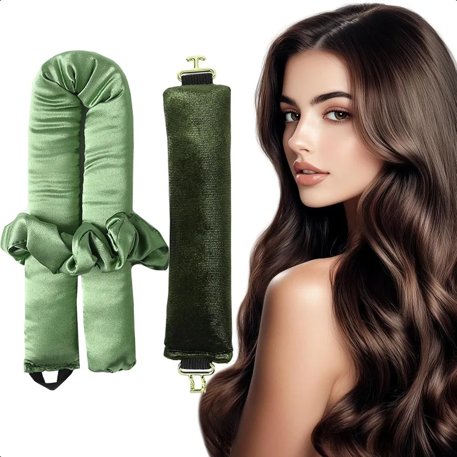 

Heatl Hair Curler for Overnight Curls 2PCS Curling Rod to Sleep inOvernight Rods for No Heat Curls Hair Rollers for Blowout Loo