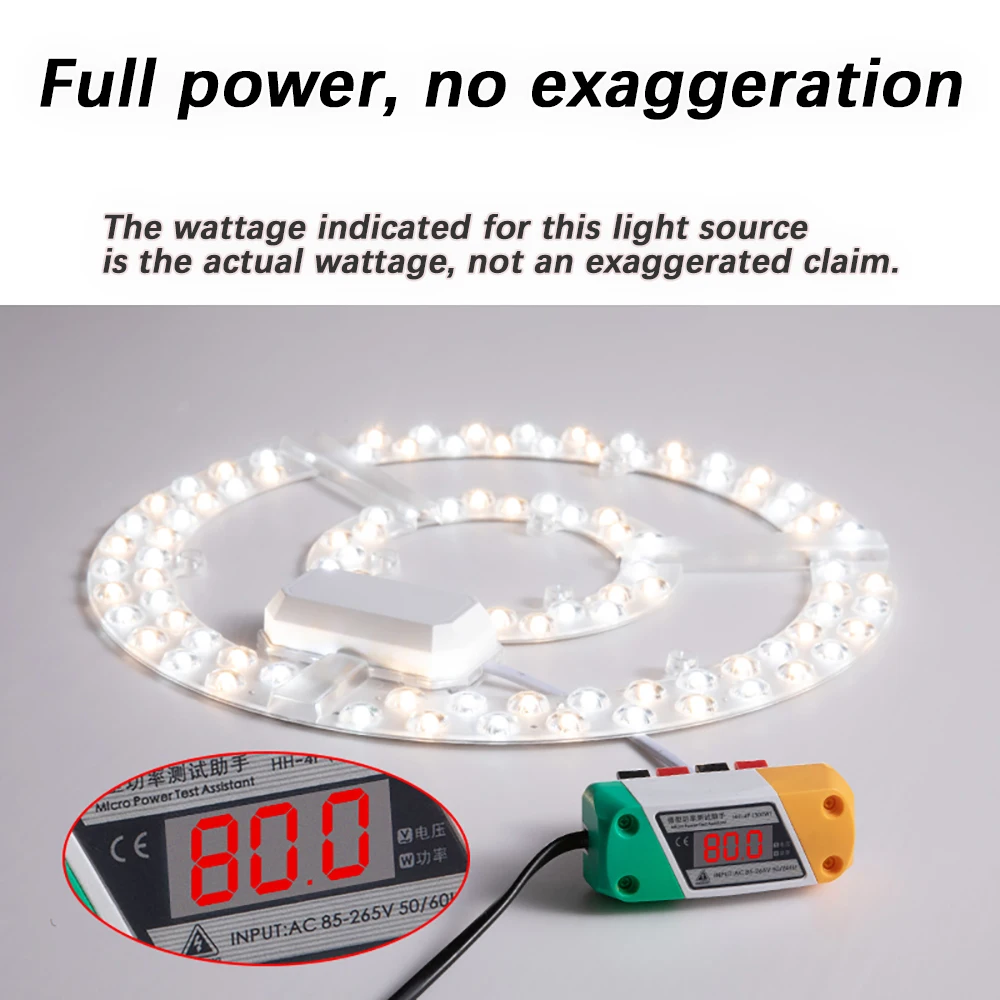 LED Ceiling Light Replacement Module 220V LED Panel Round LED Light Board Module Suitable for Ceiling Lights and Fan Lights