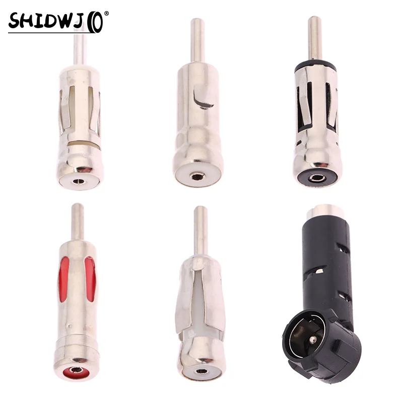 Car Vehicles Radio GPS Antenna Plug ISO To Din Aerial Antenna Mast Adaptor Connector Plug Car Radios Antennas Repair Parts