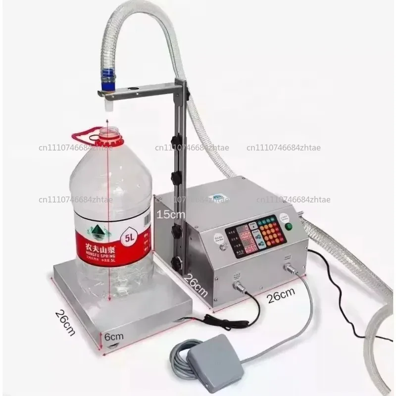 CSY-L36 Single Head Automatic Digital Control Panel Quantitative Beer Beverage Oil Bottle Filler Small Scale Efficient Acc