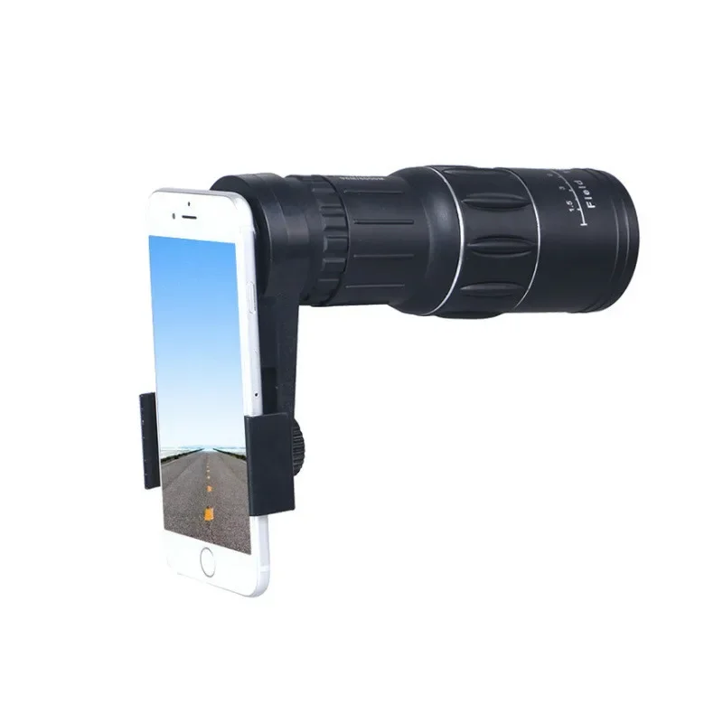 Professional Dual Focus 16x52 HD Night Vision Monocular Telescope tool with Phone Holder clip accessory