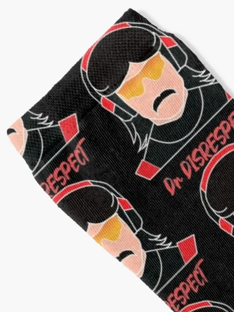 Dr Disrespect design, graphic design, black Socks floral Antiskid soccer Sports Women Socks Men's