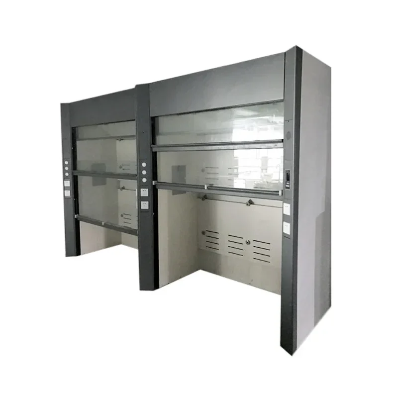 All-steel Ventilated Walk-in Fume Hood With Independent Fan Laboratory Exhaust Cabinet