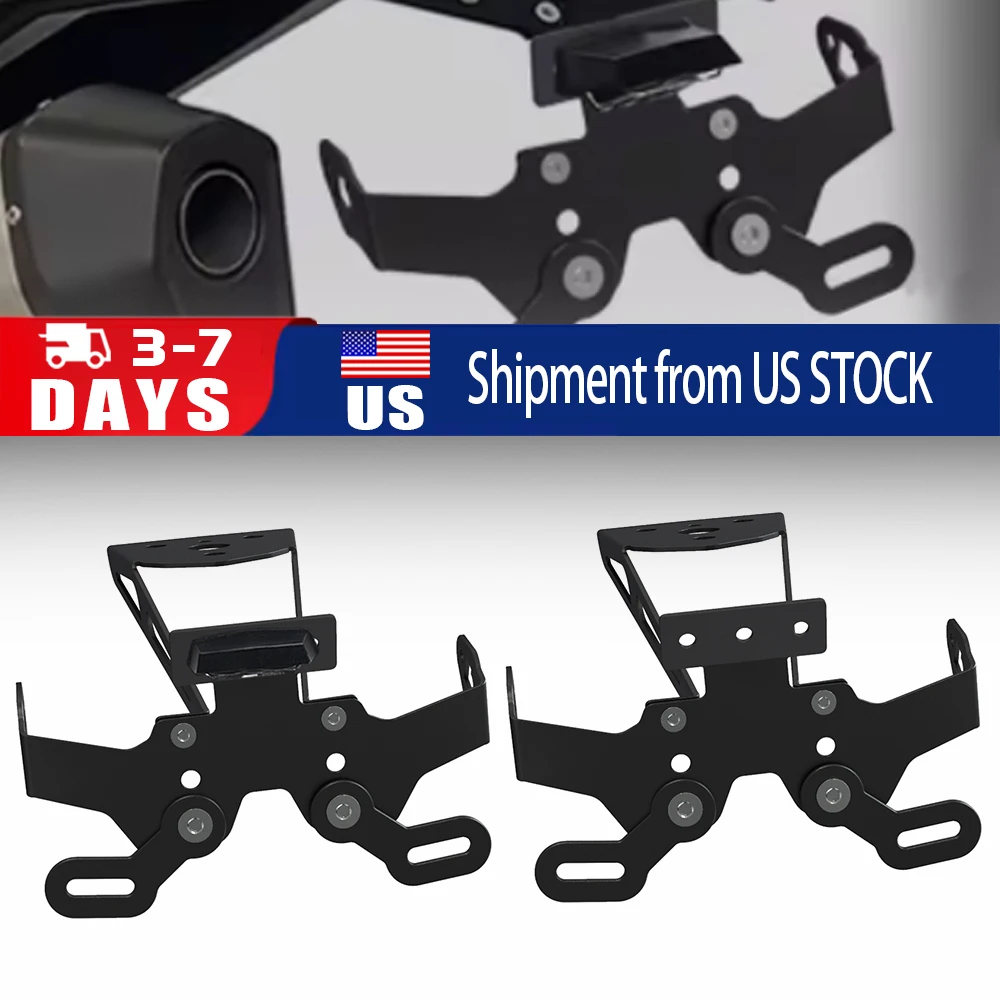 

ДЛЯ YAMAHA MT-125 YZFR125 ABS 2014 2015 2016 2017 2018 MT125 YZF-R125 Кронштейн рамки номерного знака со светодиодной подсветкой