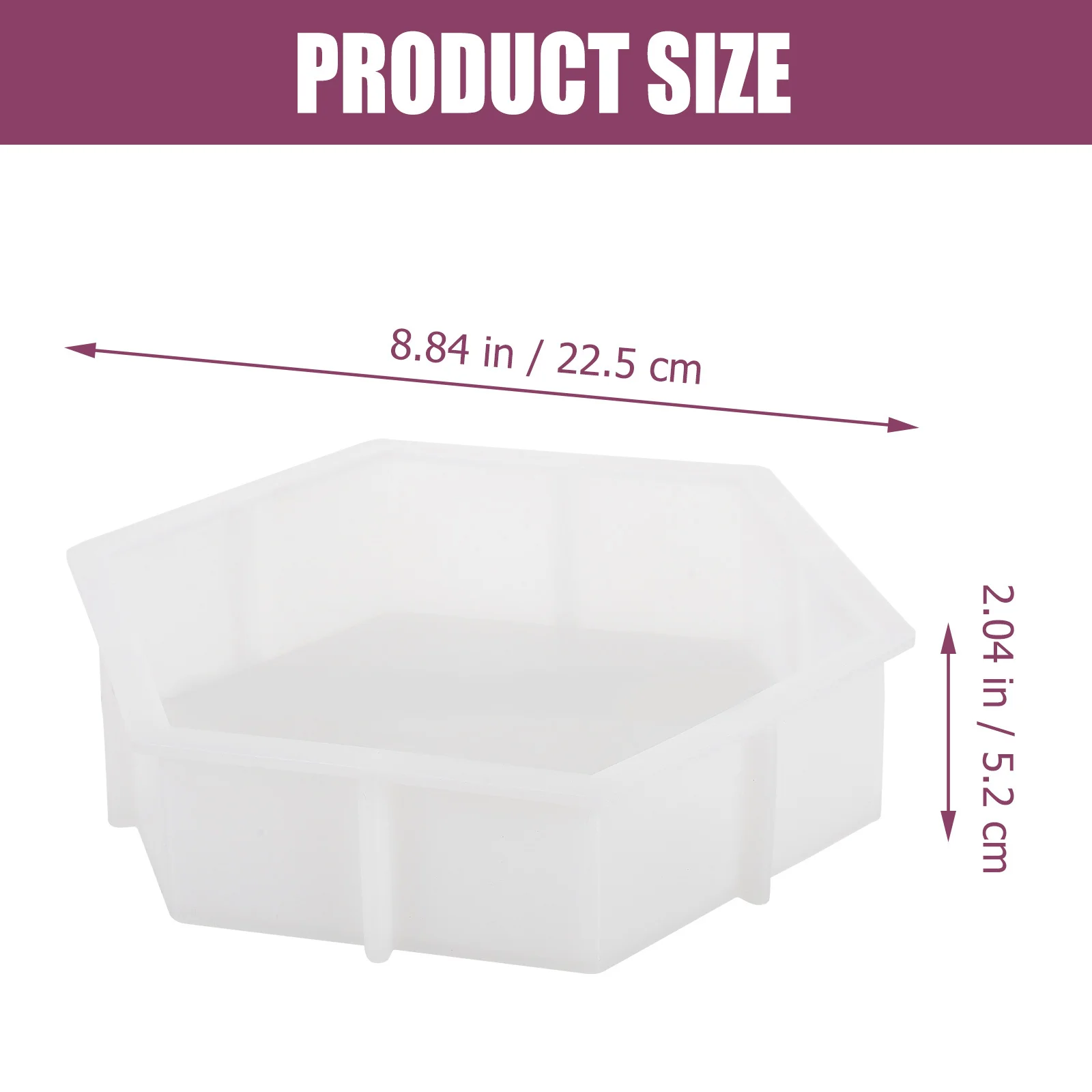 مسدس عينة مكعب قالب سيليكون لتقوم بها بنفسك أداة للحرف اليدوية صنع الديكورات الصغيرة راتنجات الايبوكسي الفن الحرف اليدوية حلية القالب #1