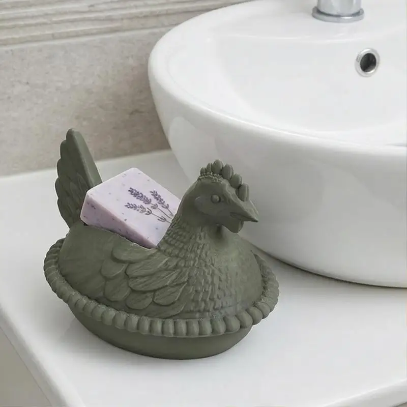 

Креативные яйца-несушка, дозатор мыла и держатель для курицы, пластиковый горшок для фермерского дома, ванной комнаты, украшения