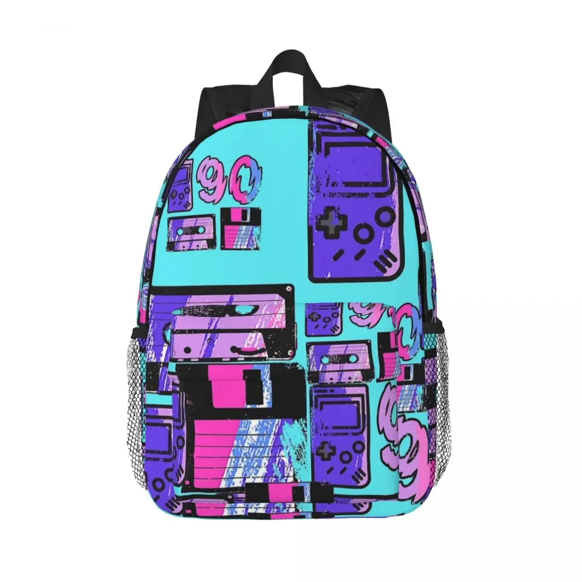 Mochilas de Regreso a los años 90, mochila para niños y niñas, mochilas escolares para estudiantes de dibujos animados, mochila de viaje, bolso de hombro de gran capacidad