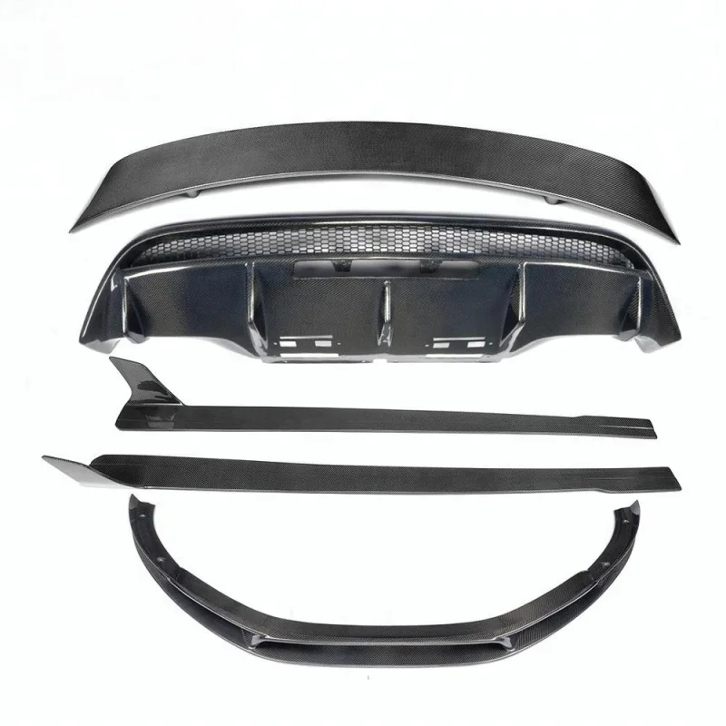 High Quality Carbon Fiber Aerodynamic Styling Kit Front Splitter Rear Bumper Lip Upgrade Accessories Fit 08-15 Performance Coupe