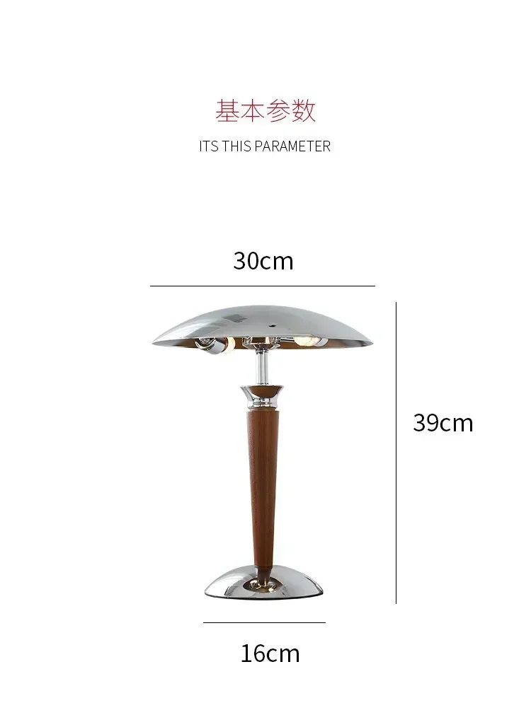 Mid century desk lamp antique Nostalgic wood light fixtures Decoration kitchen table light fixtures Office best bedside lamps