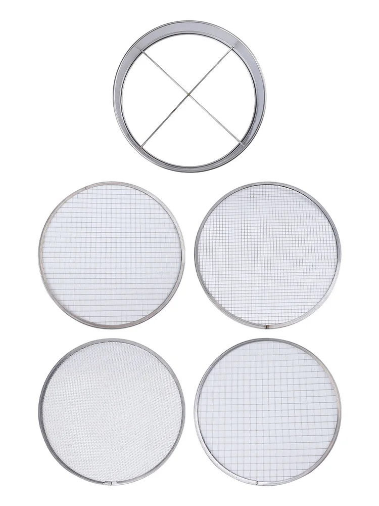 30cm Ergonomic Garden Sieve by Siebmeister Featuring Quick Click Mechanism for Easy Handling During Use in Gardens