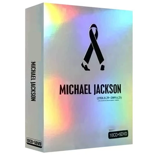 Imagen 1 del producto Álbum de cantante estadounidense colección de lujo 10 CD y 5 DVDs edición conmemorativa disco de vinilo caja de CD set música CD