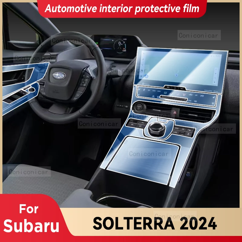 For SUBARU SOLTERRA 2024 Car Interior Center Console Screen Protective Film Anti-scratch Repair Sticker Accessories