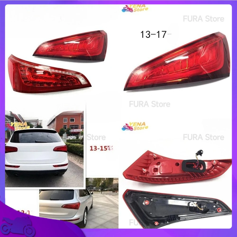 

Applicable to 2010 2012 2013 2016 Audi Q5 Rear Tail Light Assembly Compatible with New and Old Model LED Brake Lamp Auto