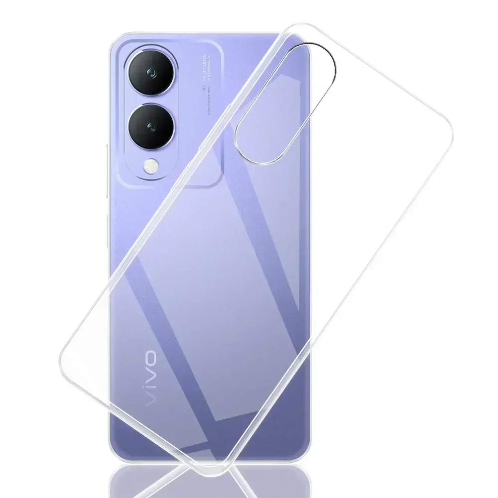 For Vivo Y17S Case Clear Soft Silicone Protect Phone Case For Vivo Y17 Y15 Vivo Y15S Y15A Cover Coque VivoY12 Y11S Y11 Y3 Funda