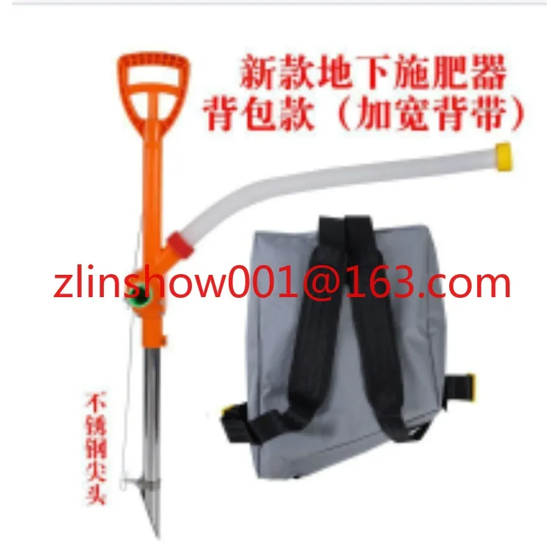 Portable Manual Knapsack Granular Soil Fertilizer Applicator Corn Spreader Application Machine+canvas Backpack