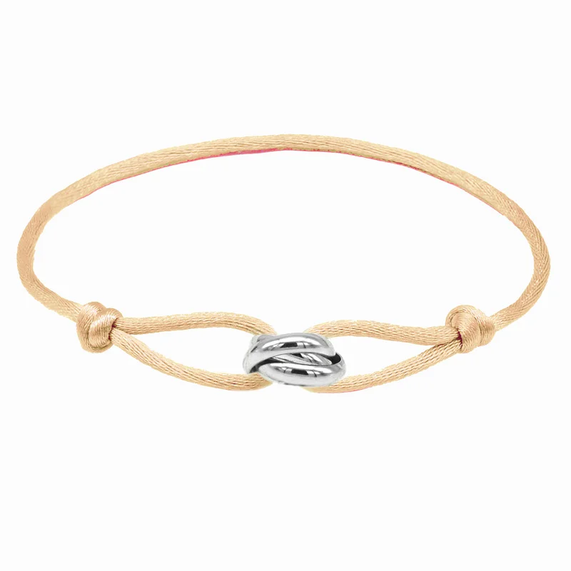 Zalman Großhandel GDS888 Luxus-Unisex-Armband 3, Metallschnalle, Handkette, verstellbar, Herren-Seil-Armband für Frauen, Schmuck, Geschenke