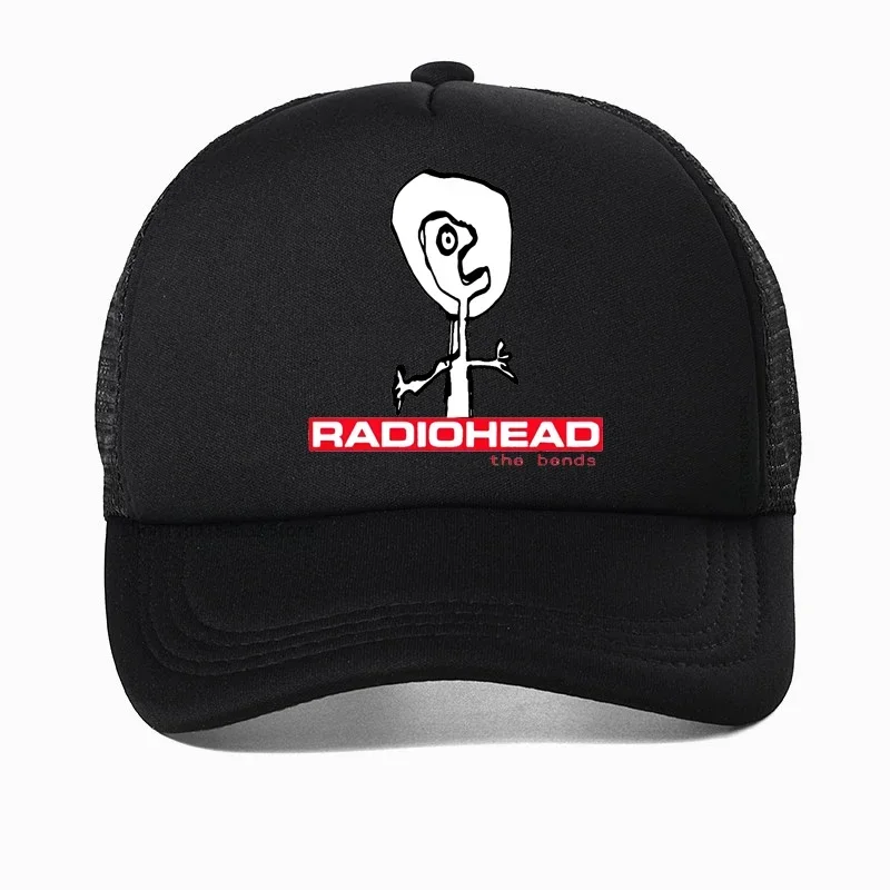 

Radiohead hat Men Vintage Classic Baseball cap North America Tour Rock Boy Hip Hop Unisex Mesh Trucker Caps Casquette Gorras