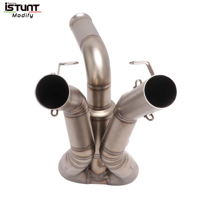 Motorcycle Exhaust Escape Moto System For Duke 125 250 390 KTM390 RC390 RC250 2017-2020 Mid Link Pipe High Position With Muffler
