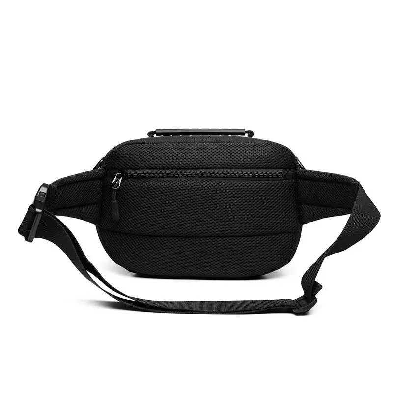 Bolsa de ombro Oxford impermeável masculina, grande capacidade, ao ar livre, esportiva, peito casual, nova