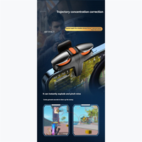 FEDI-JS68 Mobile Phone Game Controller Joystick L1R1 Fire Shooting Key Button Trigger For Android Esports Accessories