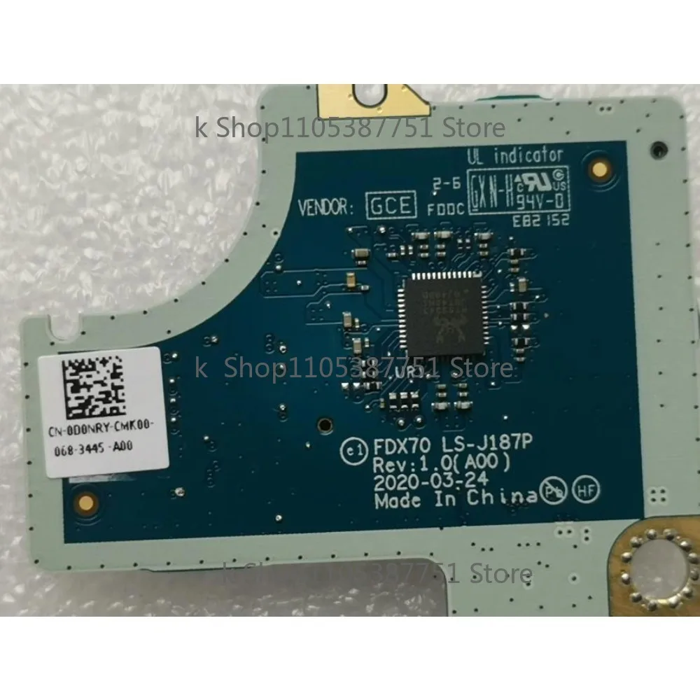 New Laptop Built-in SD card reader small board IO board For Dell Precision 7550 M7550 LS-J187P 0D0NRY