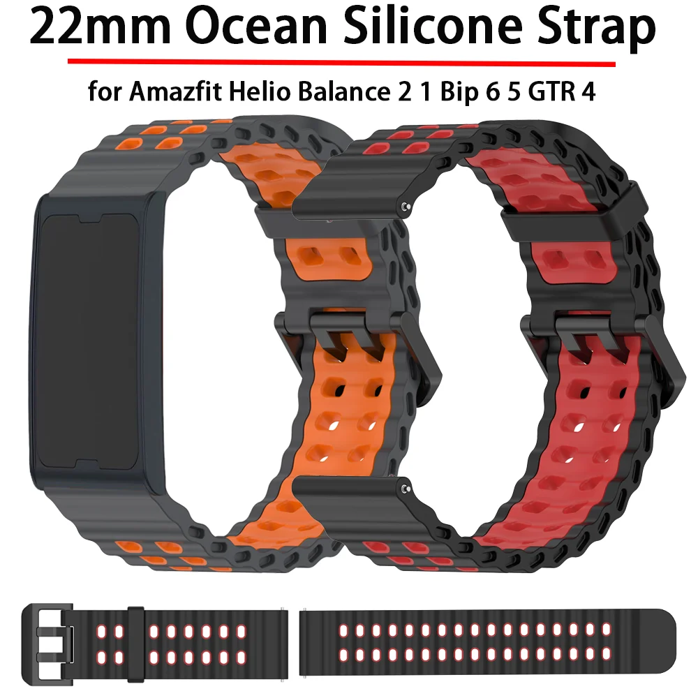 22Mm Ocean Silicone… - image
