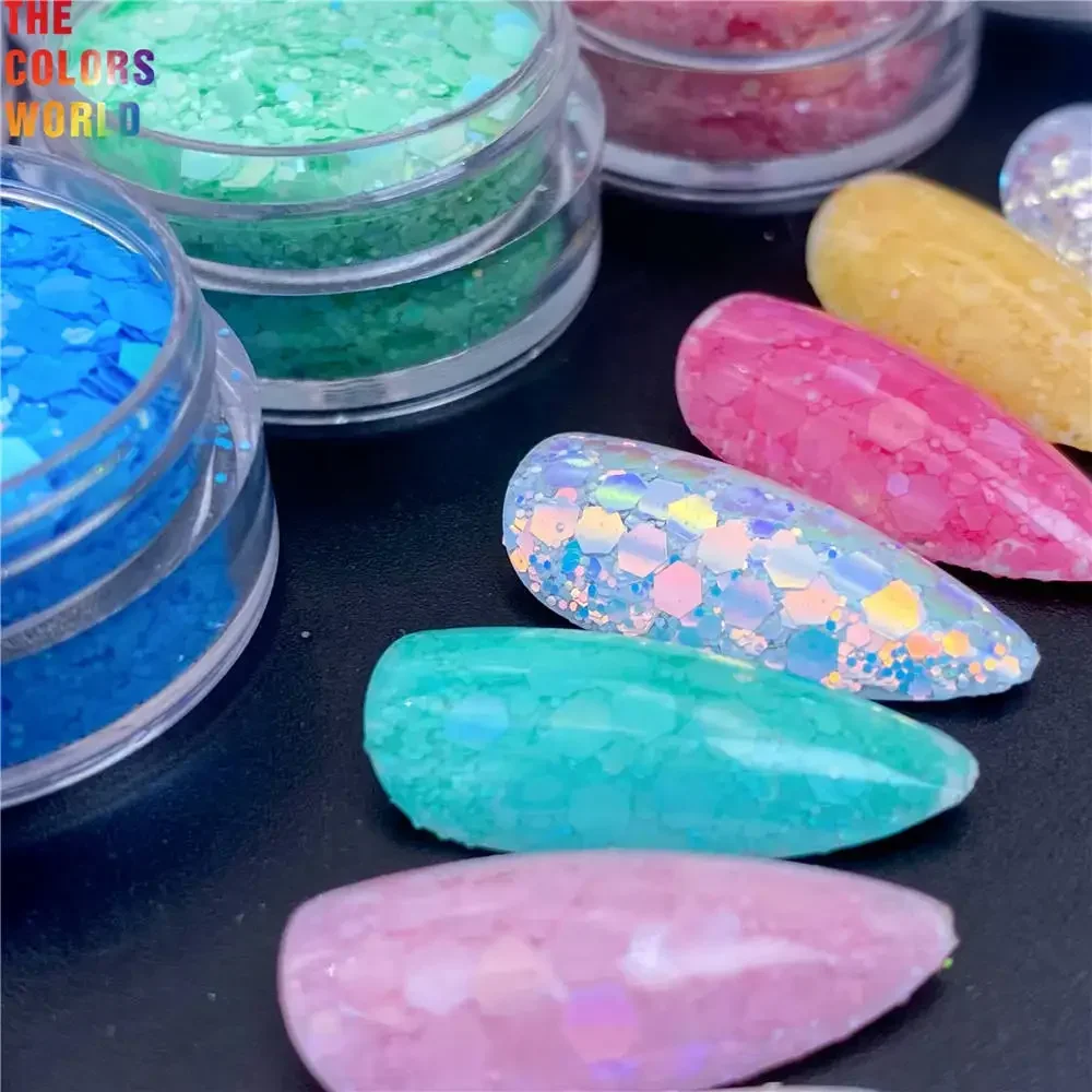 TCT-882  Chunky Glitter Bulk Wholesale Mix Multi Size Glitter Sequins For Resin Art Nails Hair Art Wedding Craft DIY Decoration