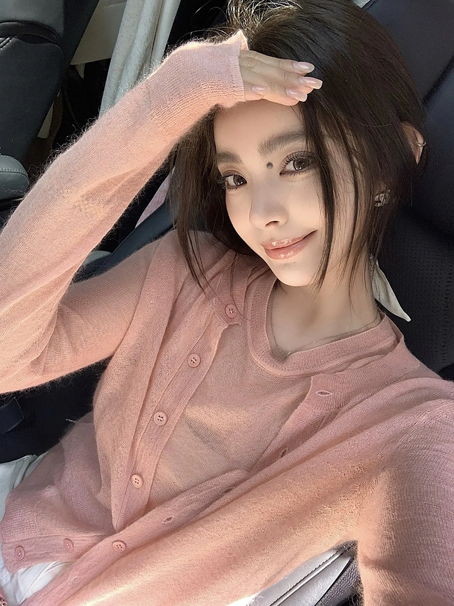 

Вязаный жилет Miu Cloud из пряжи Camere, кардиган без застежек, высококачественный, в стиле Old Money, для женщин