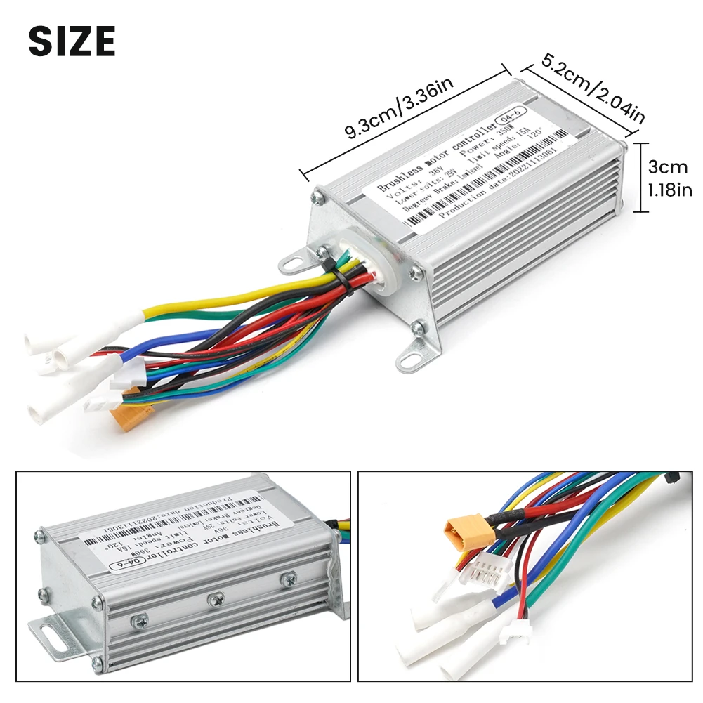 36V 350W Controller Dashboard Accelerator Scooter Replace Suit For E-Scooter Controller Dashboard Accelerator Scooter Suit