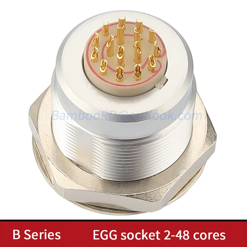 EGG.00.302 EGG.0B Złącze samozaciskowe typu push-pull ECG EHG EGG 2-pinowe 3-pinowe 4-pinowe 5-pinowe 6-pinowe 7-pinowe 9-pinowe 12-pinowe gniazdo żeńskie EEG