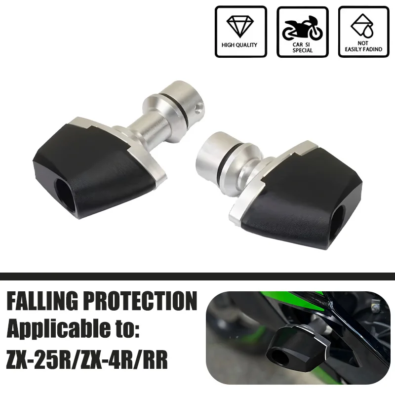 

Motorcycle CNC Protection Against Falls Frame Slider Fairing Guard Crash Pad Protector Fit For ZX-4R ZX-4RR ZX4R ZX4RR ZX-25R