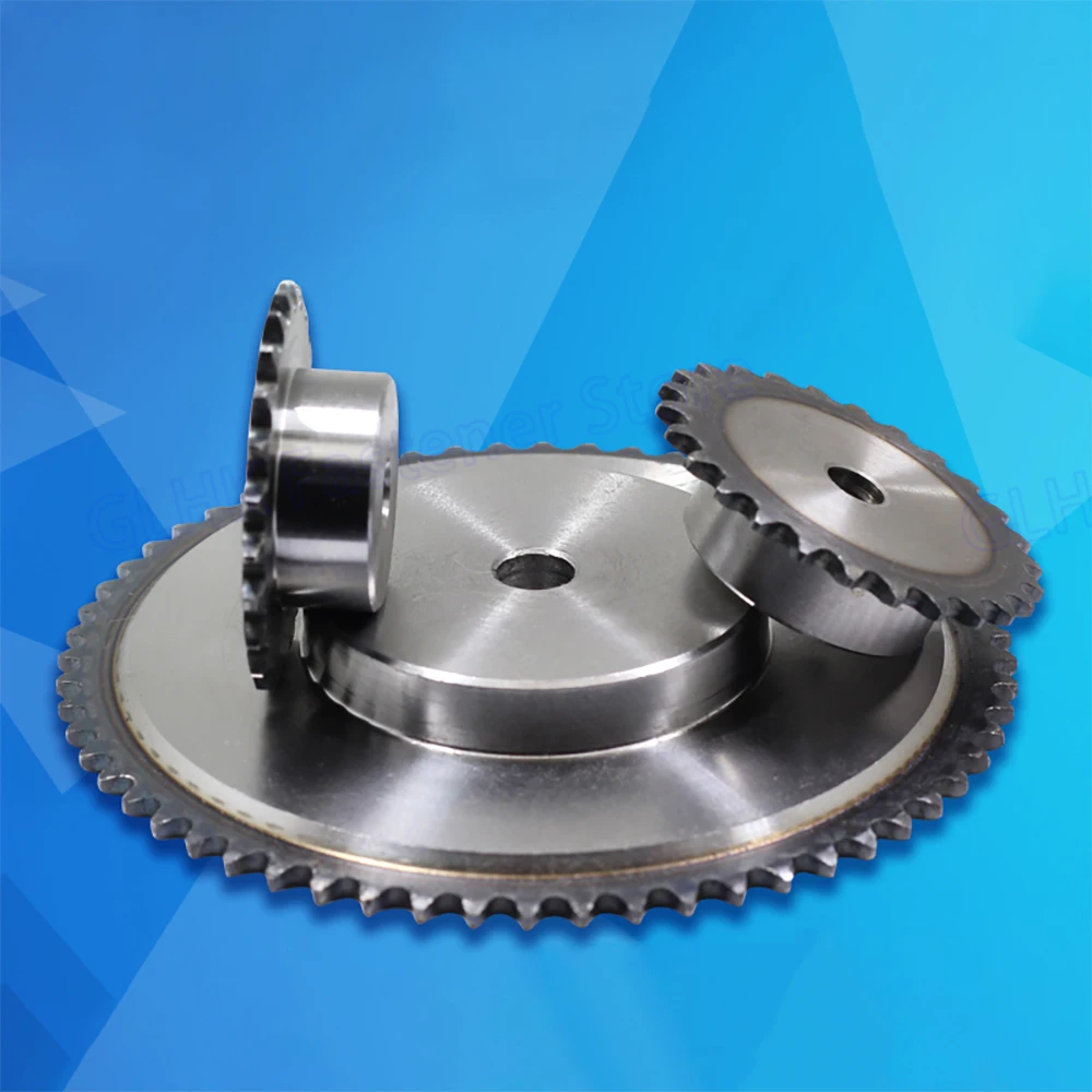 1 шт. 8 - 23 зубца 04C/25H цепная Шестерня 45 # сталь промышленная Звездочка отверстие для ремесла 5 6 8 мм цепная Звездочка двигателя