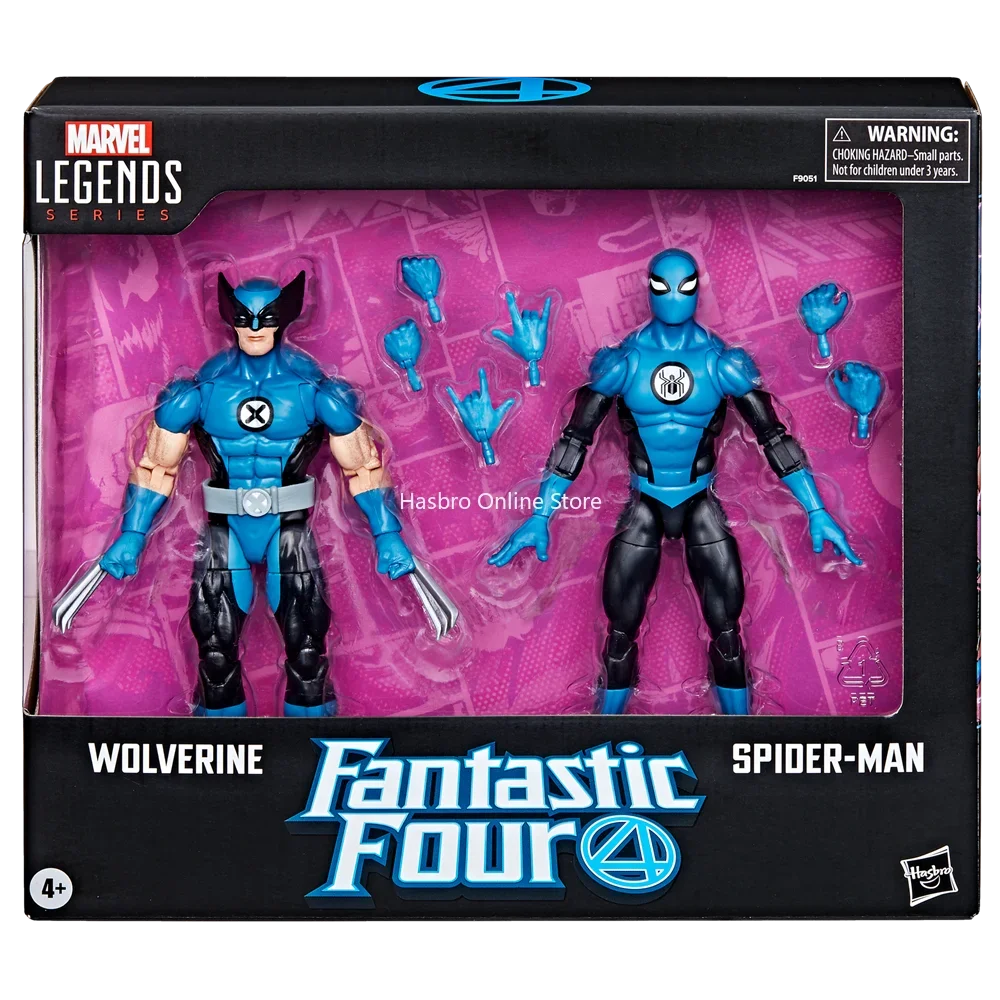 

Hasbro Marvel Legends Series, Wolverine and Spider-Man Fantastic Four Figures F9051