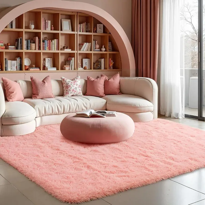 VIKAMA Natural Elements Doormat Soft, Warm and Sound-Absorbing Bedroom Entrance Mat Bedside Rug Wardrobe Area Carpet Home Decor