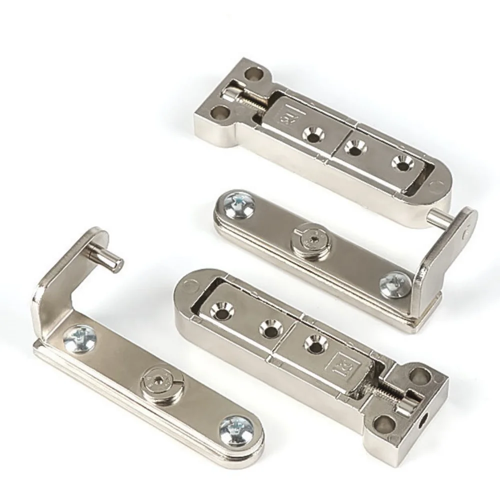 1 Set Hidden Door Hinge Heavy Duty Three-dimensional 3D Adjustable Invisible Side Hidden Axis Door Hinges Wooden Door Hardware