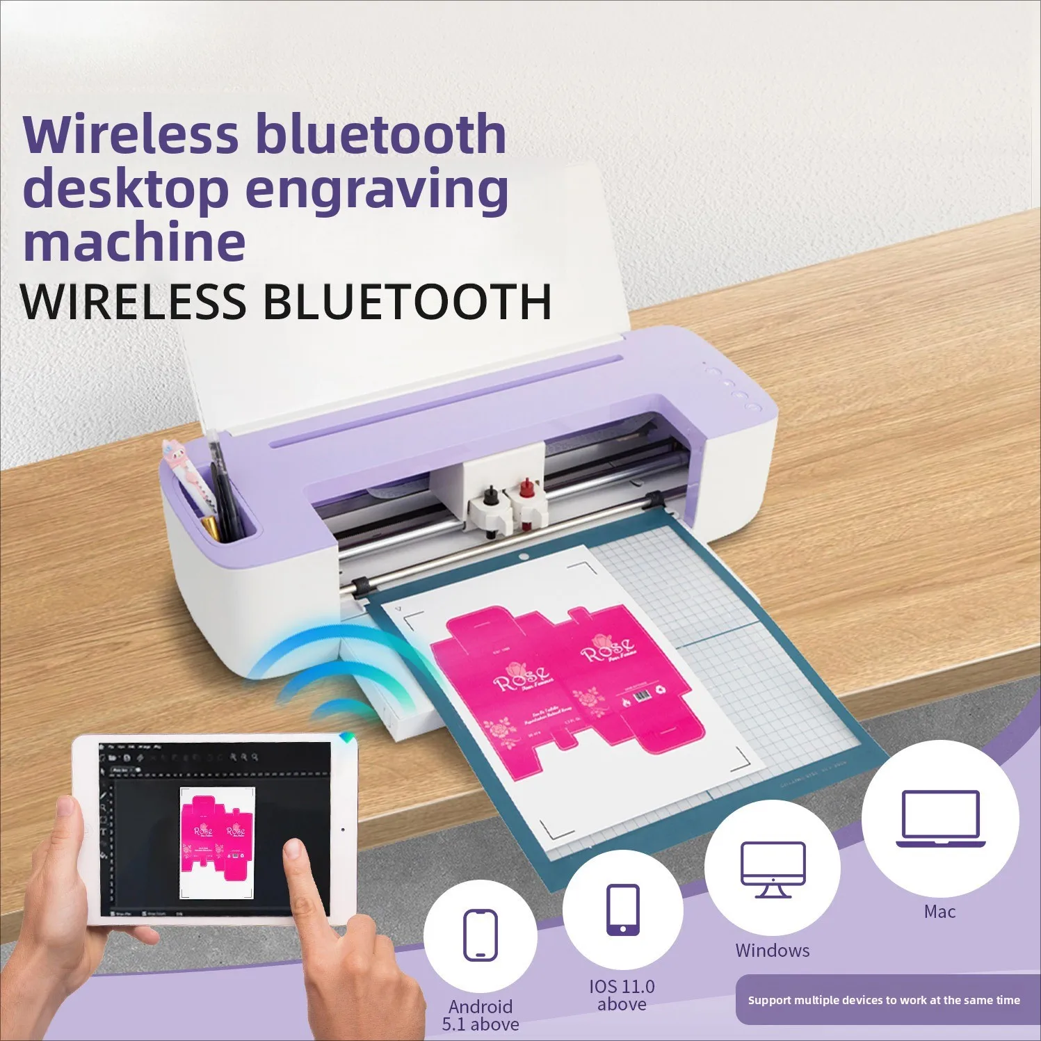 

Бытовая автоматическая настольная машина для надписей, пленка для надписей, самоклеящаяся машина для надписей с рисунком бумаги