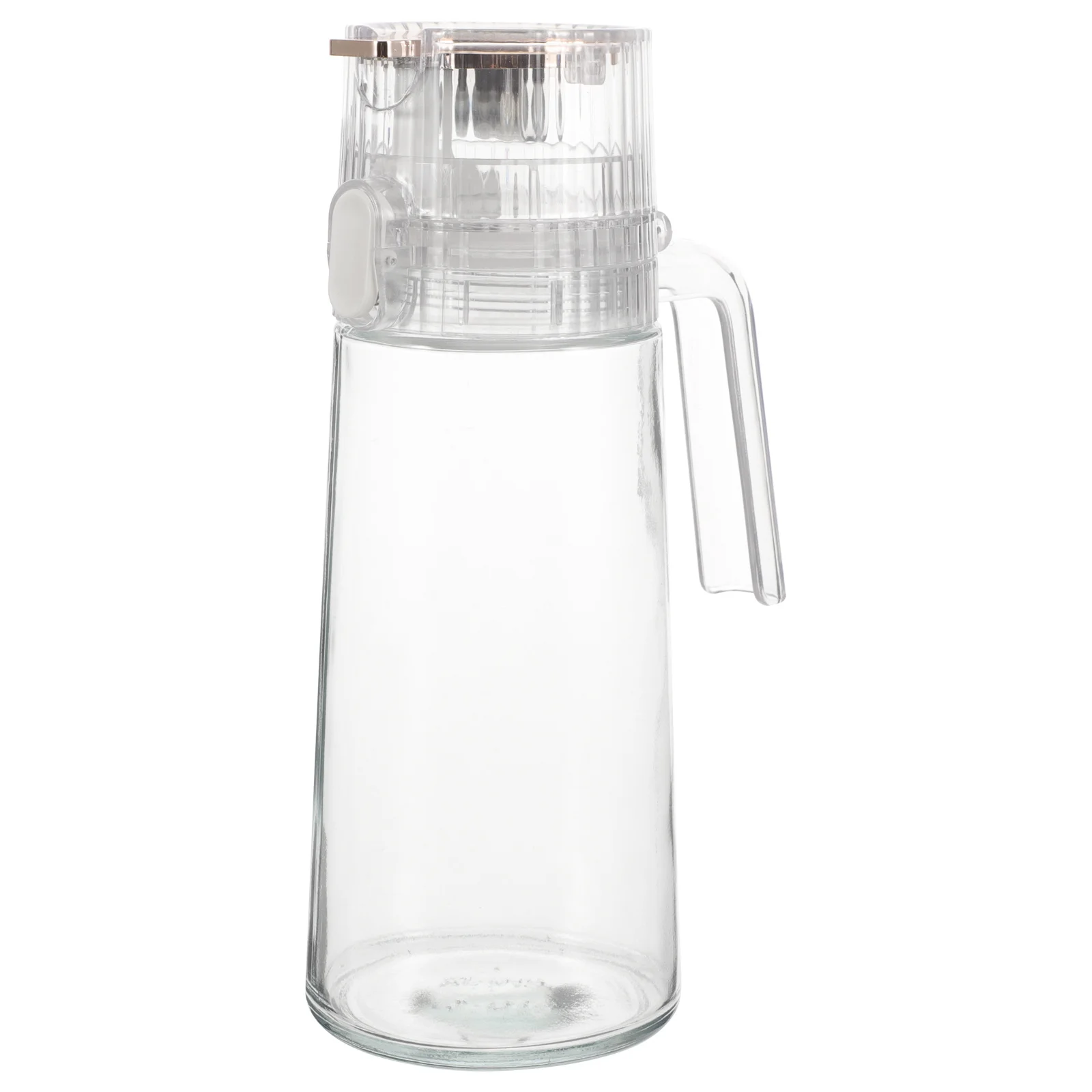 

Glass Cooking Oil Dispenser Bottle Automatic Lid Clear Body Oil Storage Container Soy Sauce Vinegar Dispenser Leak Proof