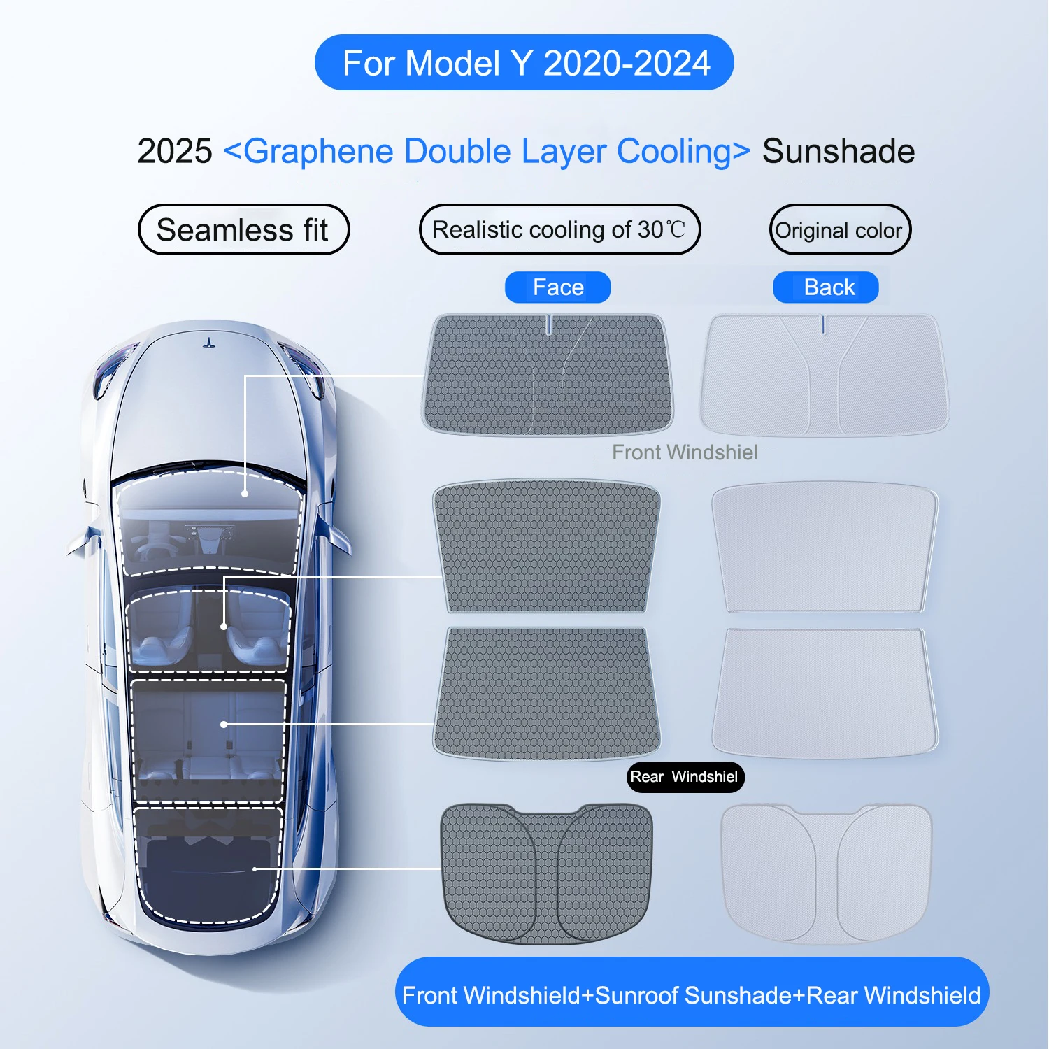 Y 2020-2024 4PCS