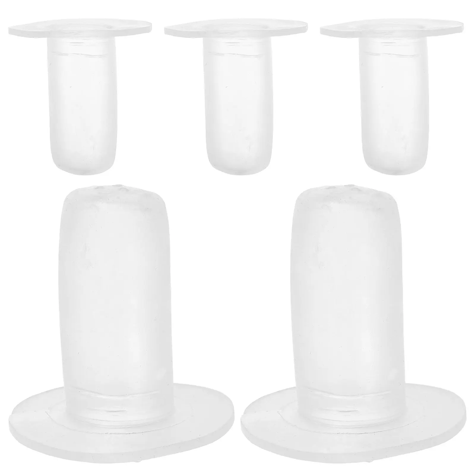 

5Pcs Goat Bottle Nipples Silicone Nursing Teats Soft Leakproof Animal Feeding Replacement for Calves Young Animals Pet Supplies