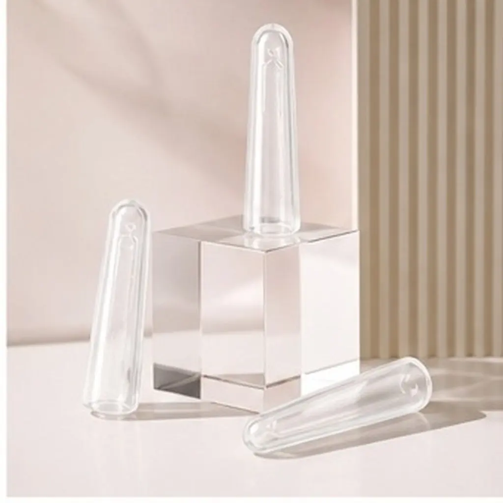 Tweezer Tip Covers 100 Pieces Clear PVC Protective Caps Non Slip Eyelash Extension Sleeves 2mm Inner Diameter