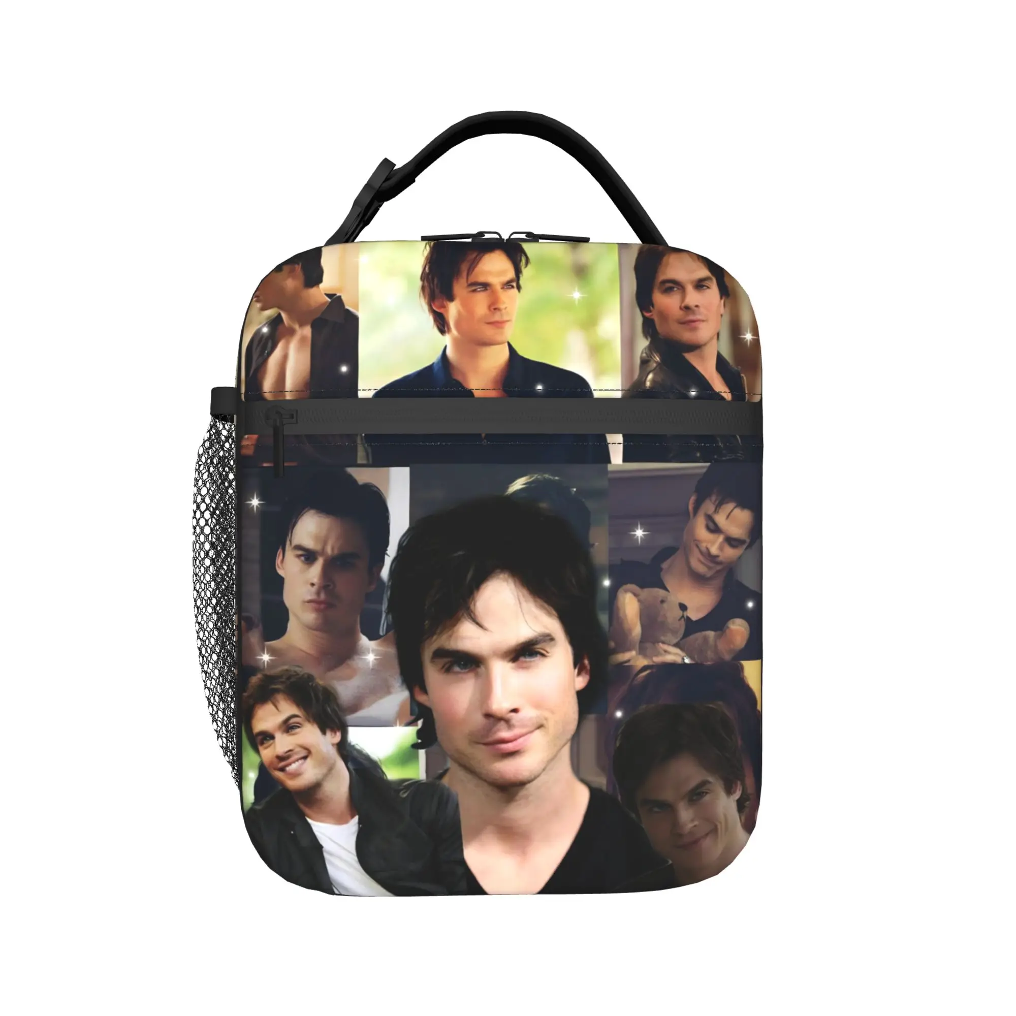 The Vampire Diaries Resuable Movie Lunch Bag For Child  Picnic Designer Lunch Box Fun Waterproof Thermal Lunch Bags