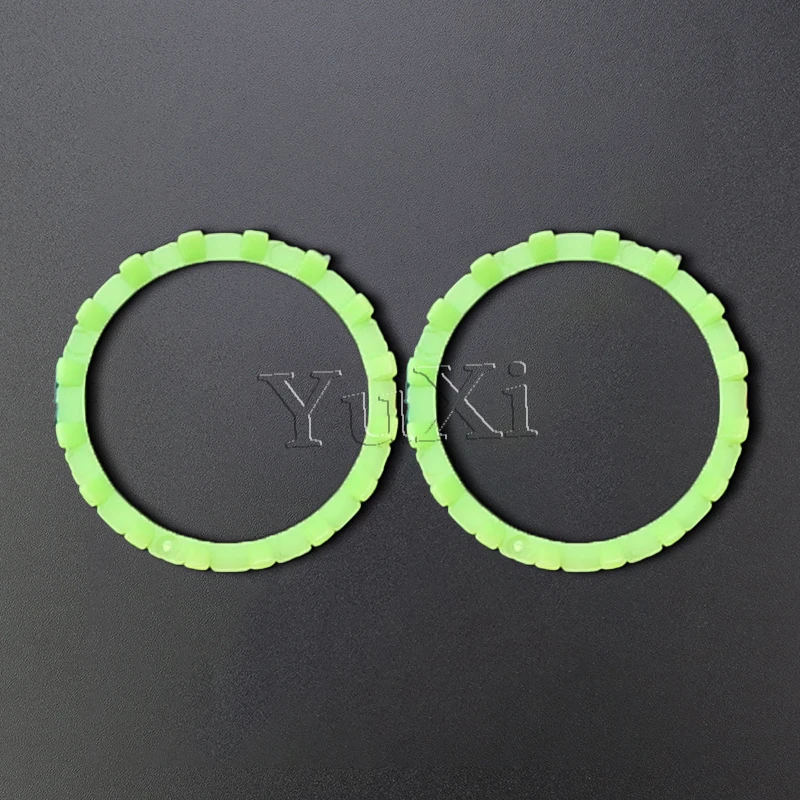 YuXi 1 пара = 2 шт. для контроллера PS5, аналоговые акцентные кольца для большого пальца для Sony Playstation 5 DualSense 5 PS5, сменные аксессуары