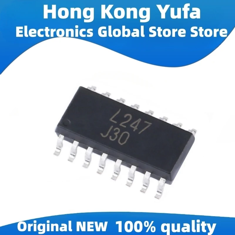 10pcs LTV247 LTV-247 SOP-16 Transistor Output Optocouplers IC Chip Integrated Circuit