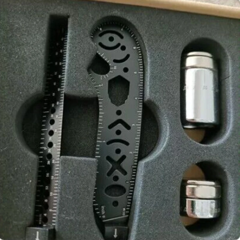 مسطرة رسم بوصلة متعددة الوظائف من الفولاذ المقاوم للصدأ، لوحة رسم مغناطيسية، لوحة رسم دائرية مساعدة إبداعية