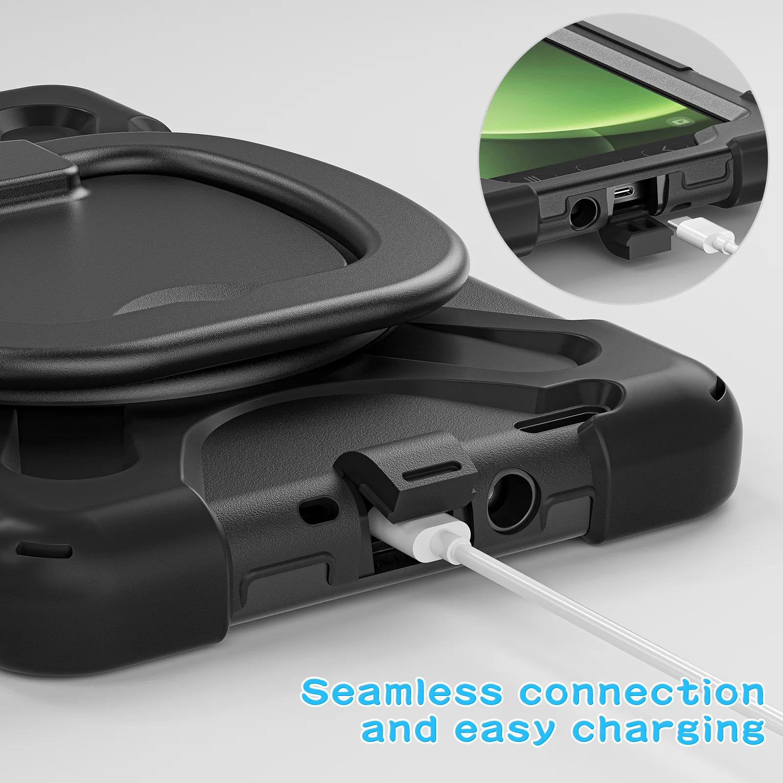 Case For Samsung Galaxy Tab Active 5 3 8 inch 2024 X306B X300 2024 Tablet Case Kickstand Holder 360 Rotation shockproof Cover 6